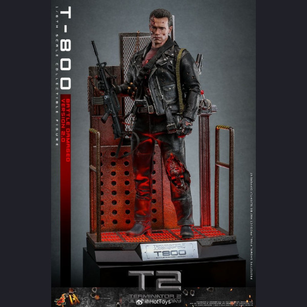 Hot Toys DX46 1/6 Scale T-800 (Battle Damaged Version 2.0)