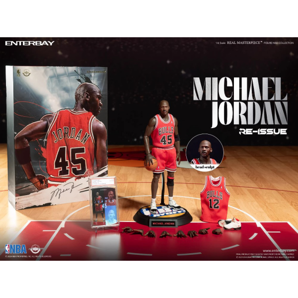 EnterBay RM-1053 1/6 Scale MICHAEL JORDAN I’M BACK #45 RE-ISSUE