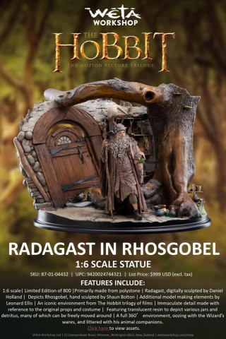 WETA Workshop - Radagast - Lord of The Rings