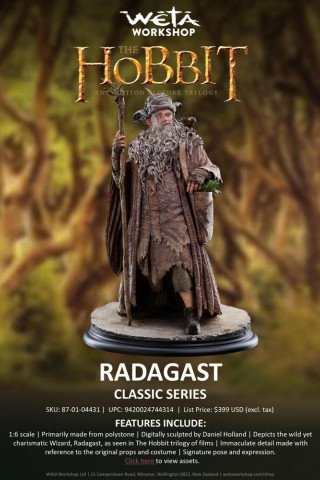 WETA Workshop - Radagast - Lord of The Rings