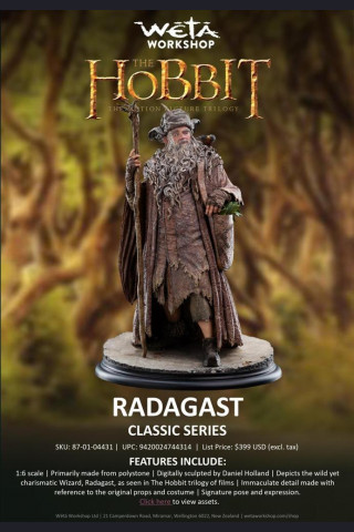 WETA Workshop - Radagast - Lord of The Rings