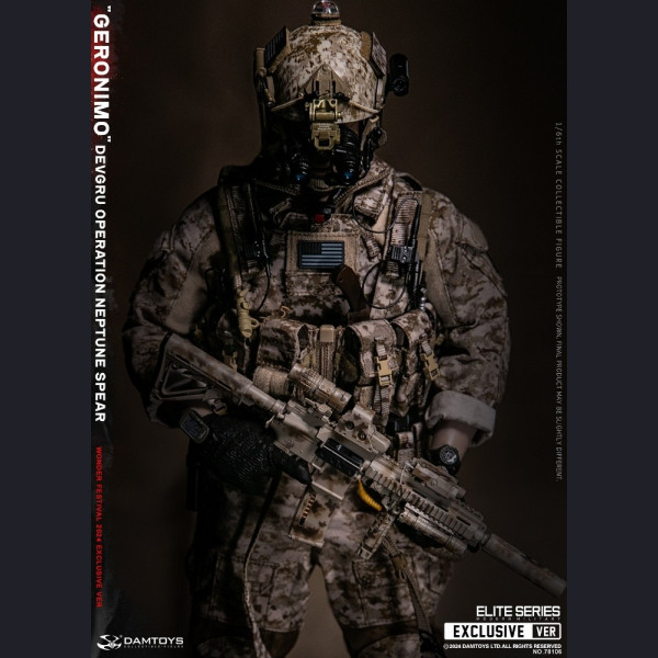 DAMTOYS 78106 1/6 Scale DEVGRU Operation Neptune Spear “GERONIMO”