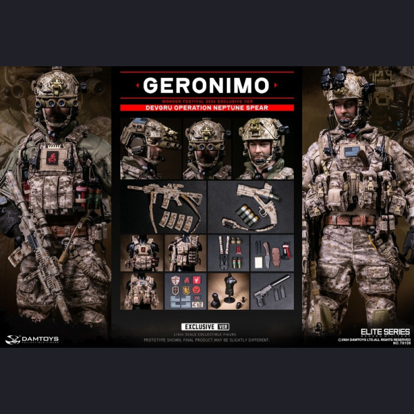 DAMTOYS 78106 1/6 Scale DEVGRU Operation Neptune Spear “GERONIMO”